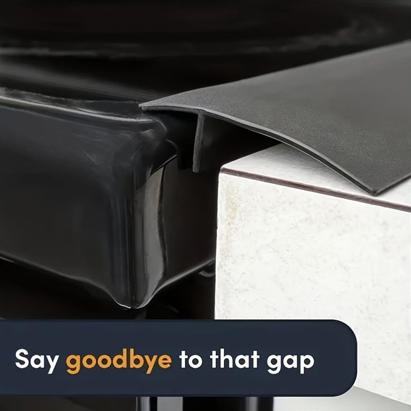 Gray Silicone Stove Gap Strip 53cm Kitchen Oil Proof Sealing Cover - Image 4