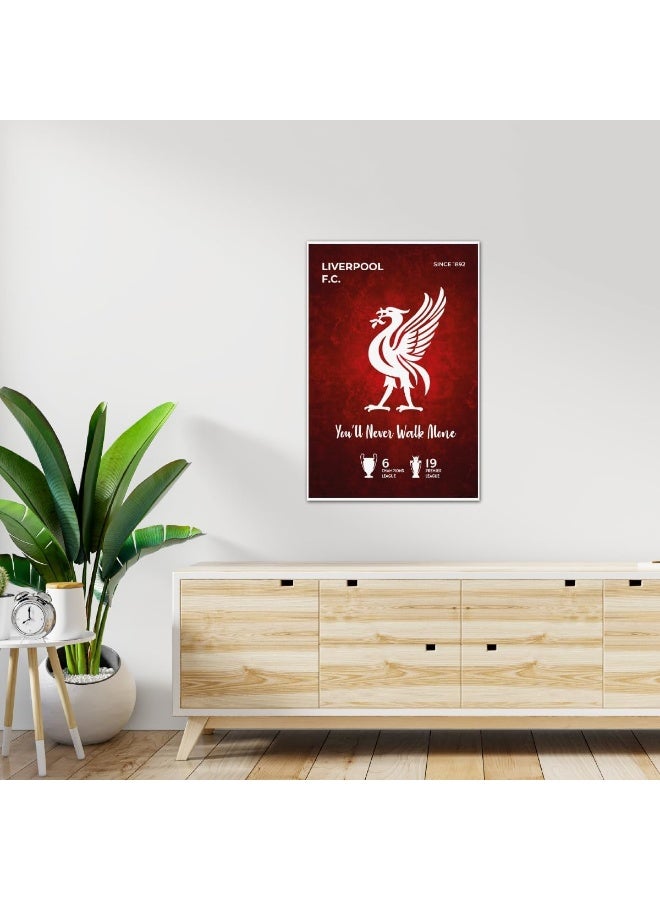 TenorArts Liverpool FC Poster White Club Logo Wall Poster - Image 5