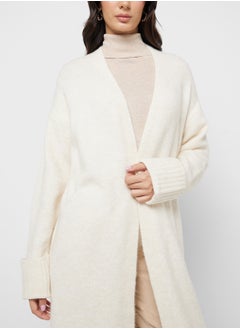 VERO MODA High Neck Knitted Coat  - Image 3