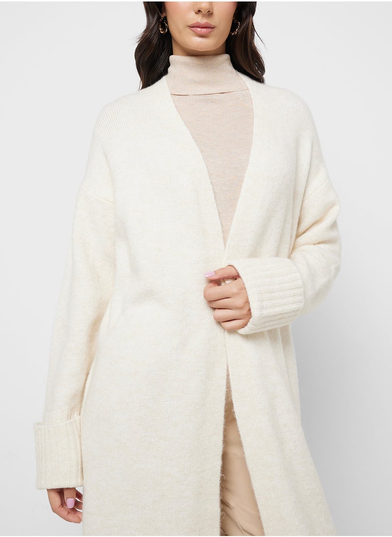 VERO MODA - High Neck Knitted Coat - Image 1