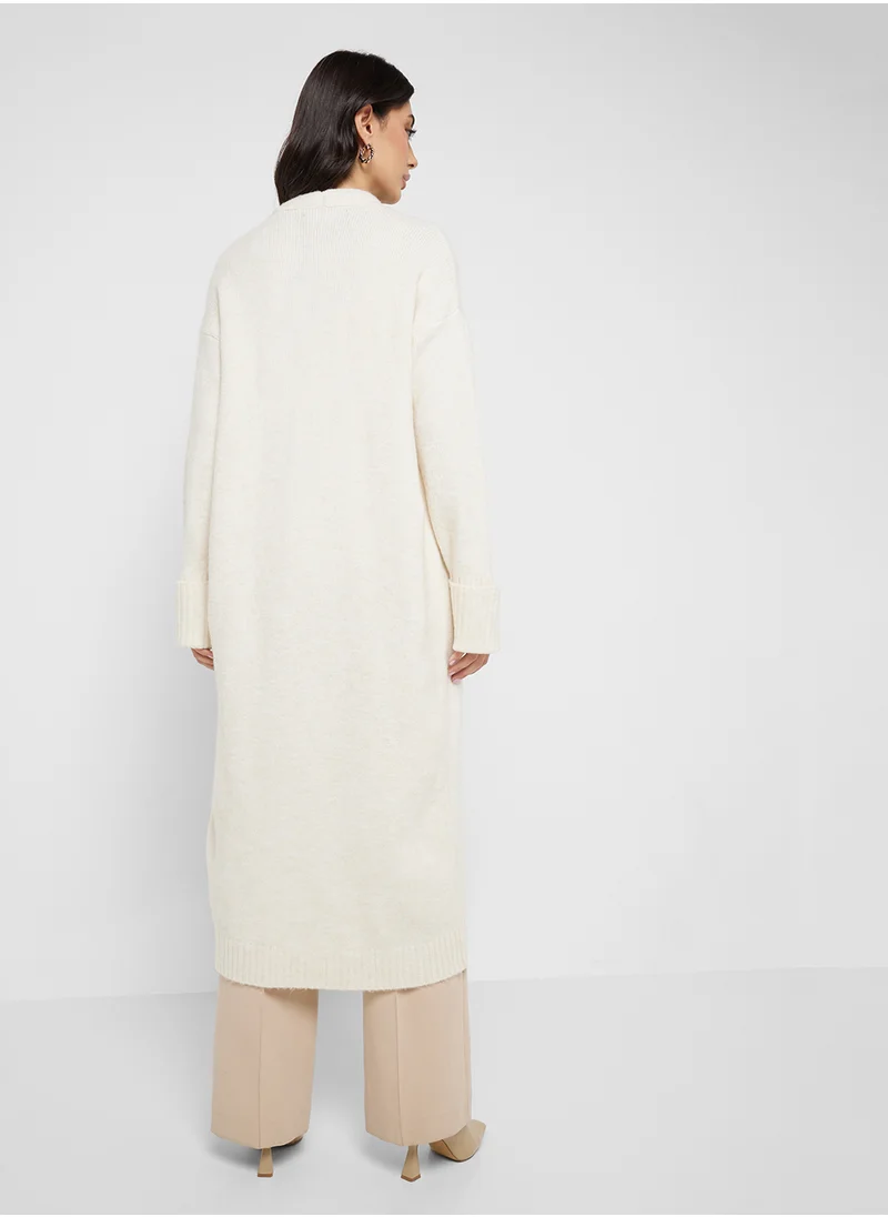 فيرو مودا High Neck Knitted Coat