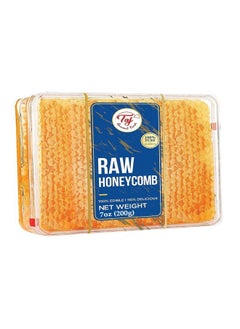 Great Bazaar Taj Gourmet All Natural Raw Honeycomb 100% Honey Pure Turkish Raw Honey Comb -100% All Natural Edible Honey Combs Raw Edible - Perfect For Healthy Smoothies Honey With Honeycomb, 200g (7.05oz)  - Image 1
