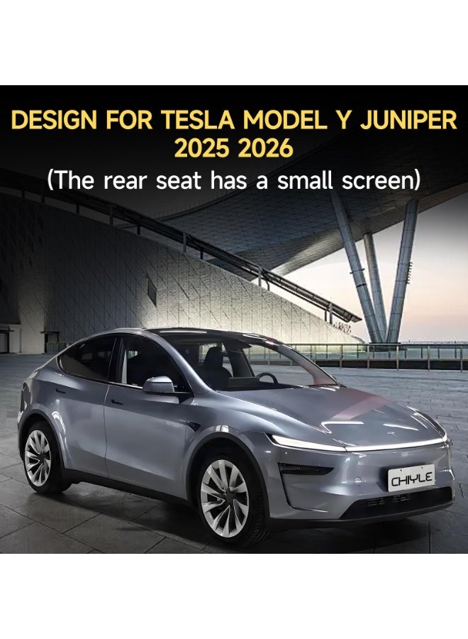 كيل › 7 قطع صينية منظمة للكونسول المركزي لسيارة Tesla Model Y Juniper 2025 2026 الجديدة، صندوق تخزين مخفي في مسند الذراع وحامل أكواب، إكسسوارات Model Y Juniper 2025 2026 - Image 2