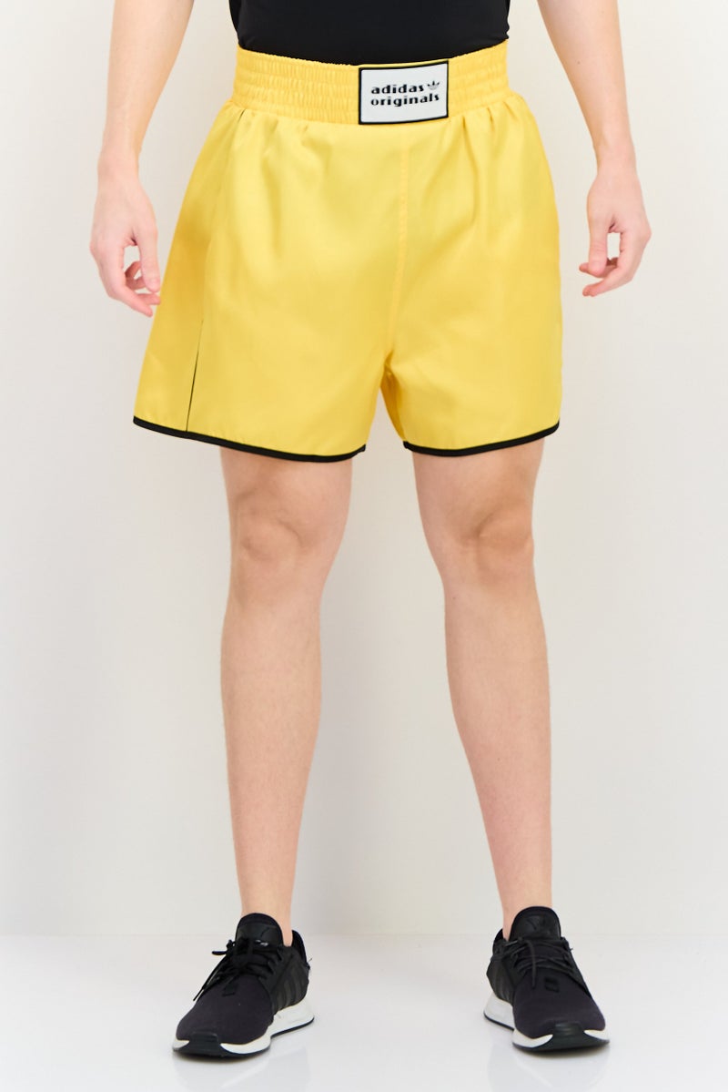 adidas Originals Men Sportswear Fit Boxing Shorts, Gold - Image 1