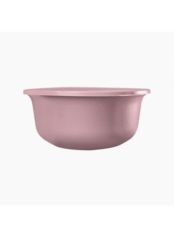 Aksa Plastic Dough Bowl, 7.5 Liter Capacity, Pink