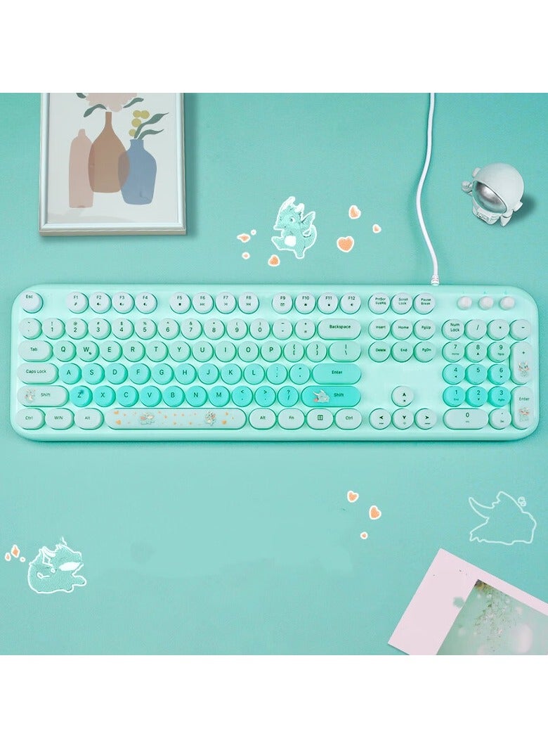 EBMINI New Retro Mechanical Tactile Keyboard