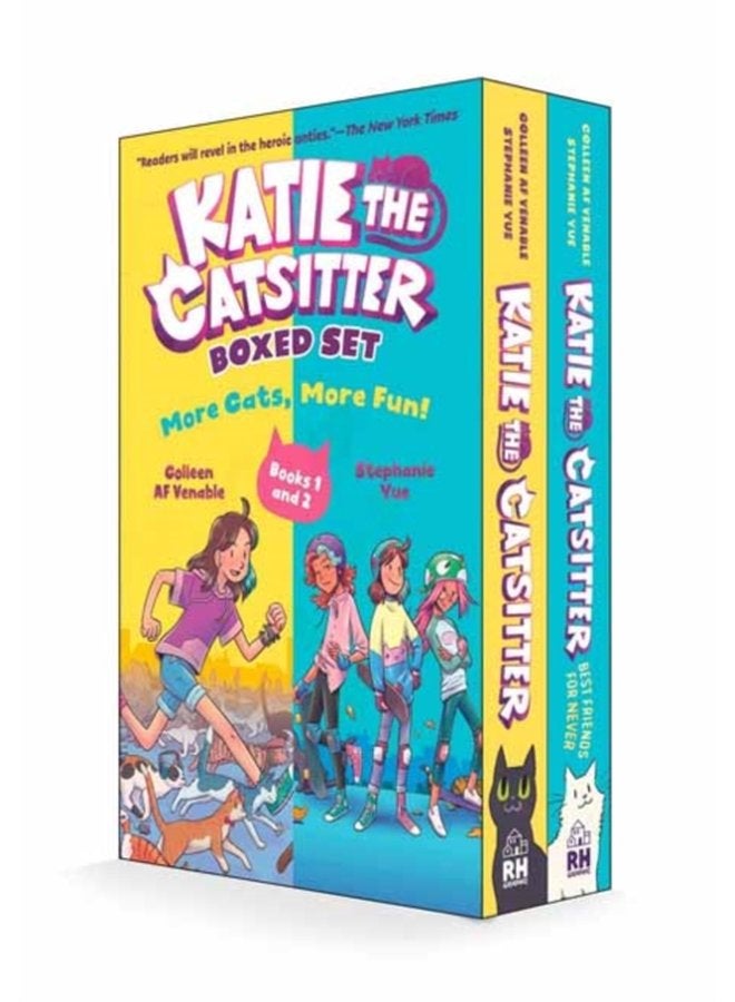 Katie the Catsitter More Cats More Fun Boxed Set Books 1 and 2 A Graphic Novel Boxed Set - Hardback