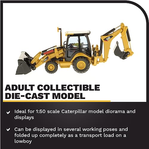 Diecast Masters 1/50 Caterpillar 420E IT Backhoe Loader - Image 3