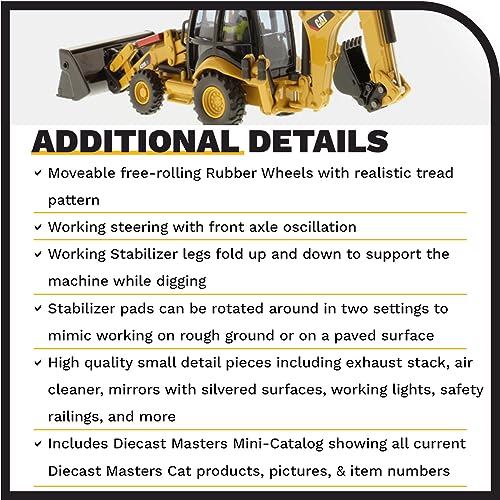 Diecast Masters 1/50 Caterpillar 420E IT Backhoe Loader - Image 5