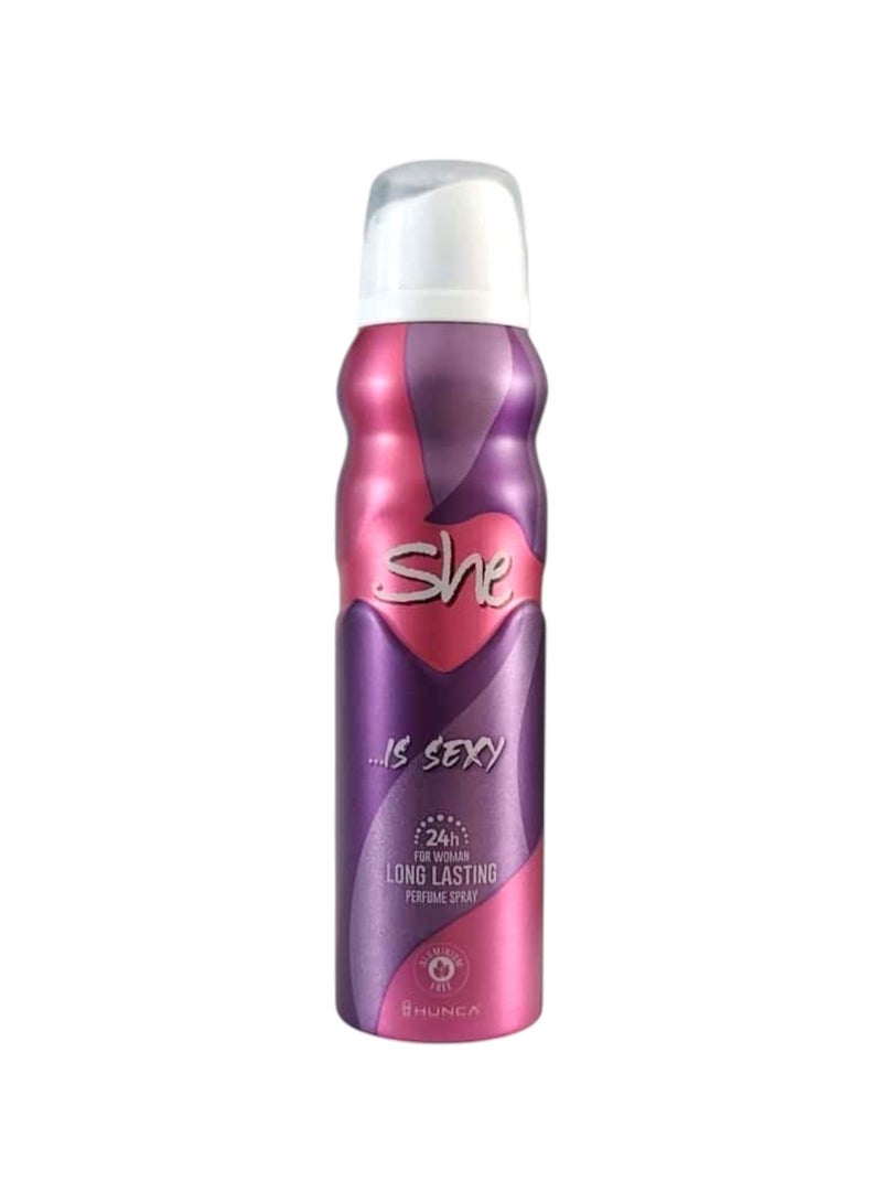 SHE Deodorant body spray with sensual fragrance – 150 ml