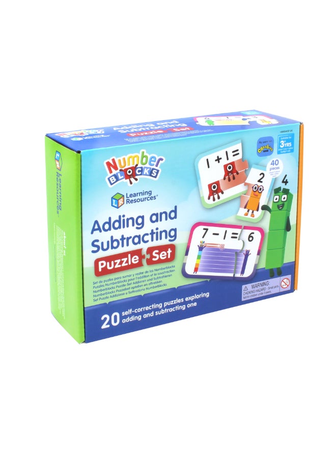 Learning Resources Numberblocks Adding And Subtracting Puzzle Set - Image 3