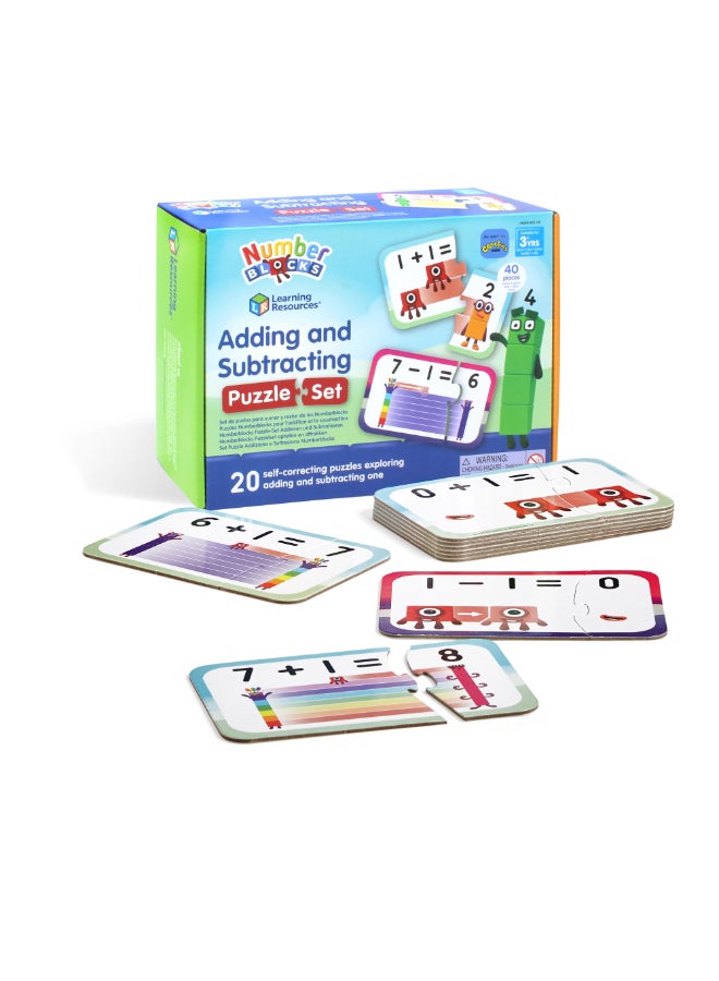 Learning Resources Numberblocks Adding And Subtracting Puzzle Set - Image 2