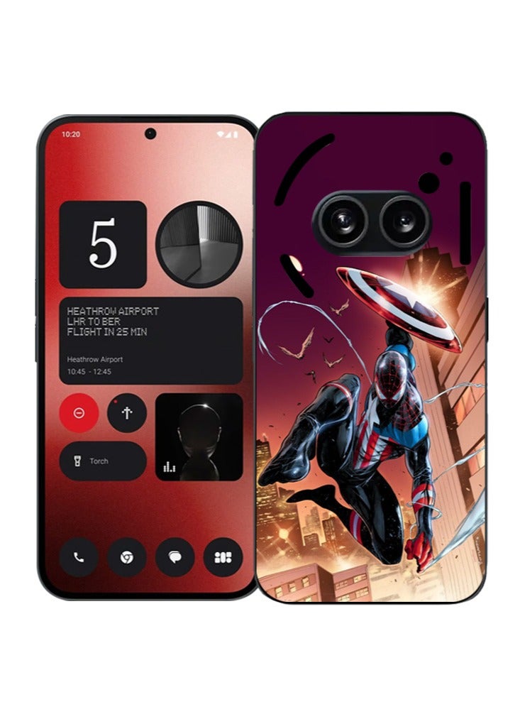 Service Zone Protective Mobile Back Cover Spider Man Miles Morales For  Nothing Phone 2A 5G - Image 1
