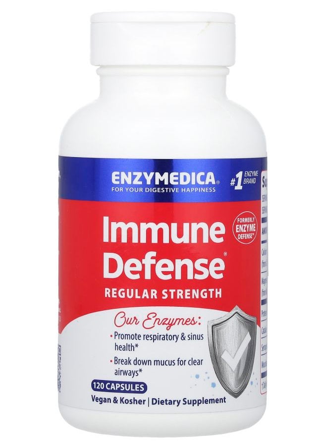 ENZYMEDICA Immune Defense® Regular Strength 120 Capsules 