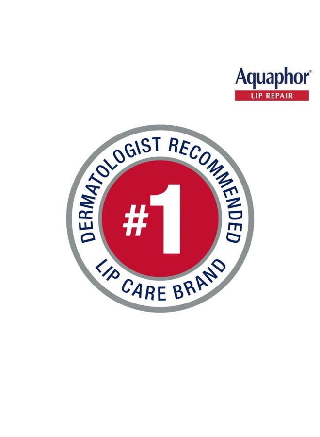 Aquaphor Lip Repair Ointment, Moisturizing Lip Balm Pack, Relieves Dryness, 0.35 Tube, Pack of 2 - Image 3