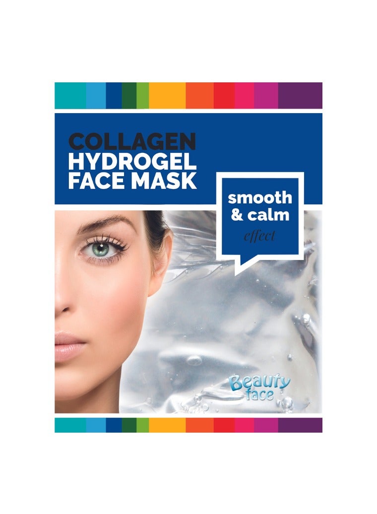 BeautyFace Collagen Hydrogel Face Mask Natural Pearl Extract Smoothing Collagen Treatment Smooth & Calm Effect