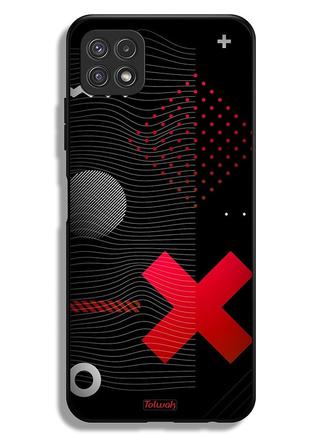 Tolwak Samsung Galaxy A22 5G Protective Case Cover Cross Sign - Image 1