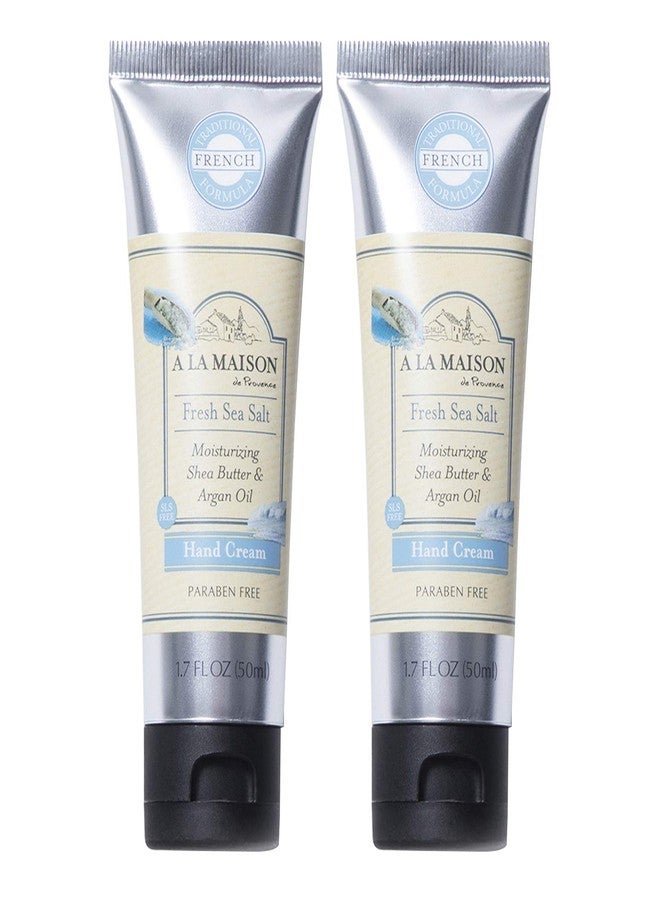 A LA MAISON Moisturizing Cream, Fresh Sea Salt - Uses: Hand, Argan Oil, Pure Shea Butter, Essential Oils, Plant Based, Cruelty-Free, SLS and Paraben Free (1.7 Oz, 2 Pack) - Image 1