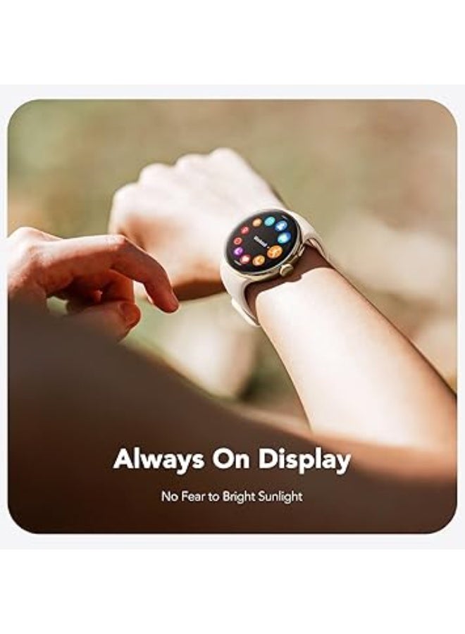 Parsonver Smart Watch Answer Make Call, Always-on Display Smartwatch for Android and iOS Phones with Bluetooth Call/Dial, Fitness Activity Tracking, Sleep Monitor, Champagne Gold, - Image 3
