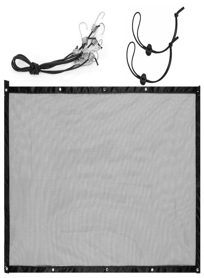 جريفوسيا حاجز الكلاب للسيارة من جريفوسيا، شبكة حماية للكلاب مقاس 42 × 30 بوصة للسيارة، شبكة سياج لحماية السيارة، فاصل سيارة للكلاب، فاصل سيارة للحيوانات الأليفة، شبكة حاجز للمقعد الخلفي، حاجز للحيوانات الأليفة للشاحنات وسيارات الدفع الرباعي والسيارات - Image 1