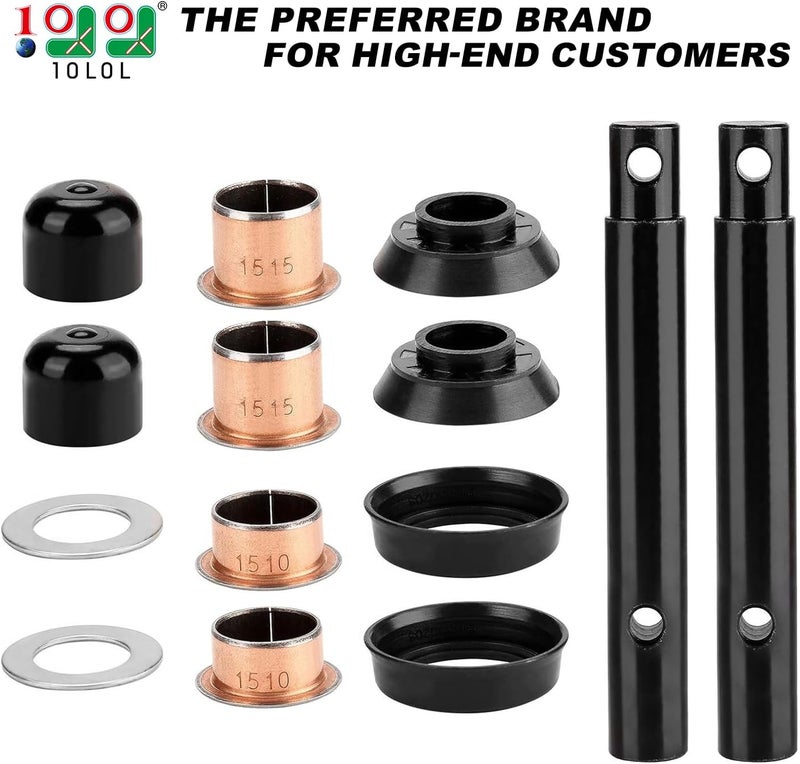 10L0L Golf Cart Steering Knuckle King Pin and Bushing Kit for Yamaha Models 1985-2001 - Image 2