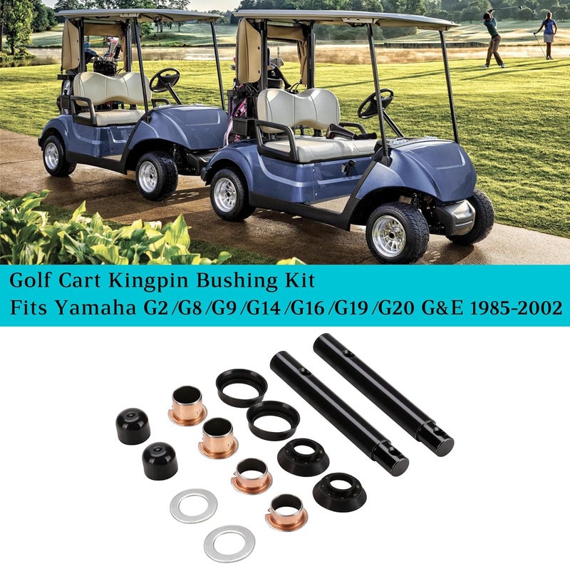 10L0L Golf Cart Steering Knuckle King Pin and Bushing Kit for Yamaha Models 1985-2001 - Image 3