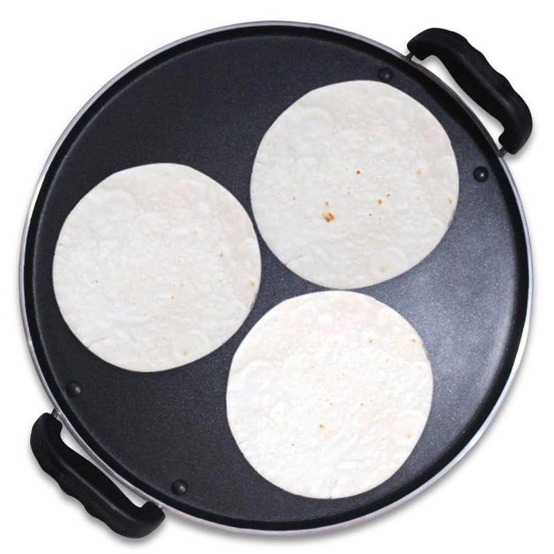 Blueberry's Nonstick Appachatty+Frying Pan 24cm Induction Base,Made in India (Tawa) - Image 2