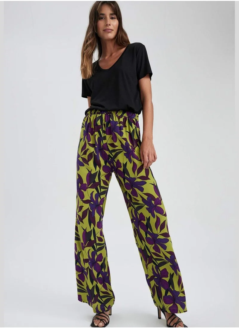 DeFacto Patterned Palazzo Trousers