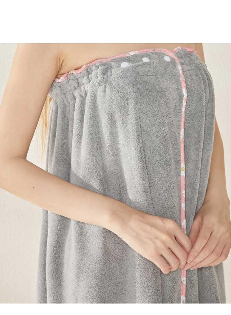 Reefi Top Gray Bath Robe Reefi - Image 2