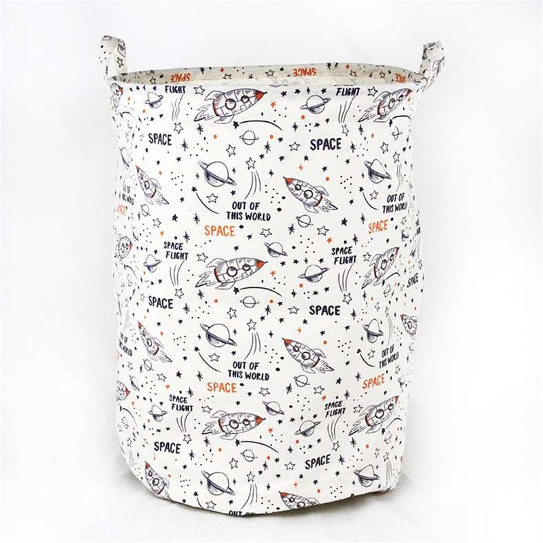 Pan Home Space Printed Storage Basket for Kids