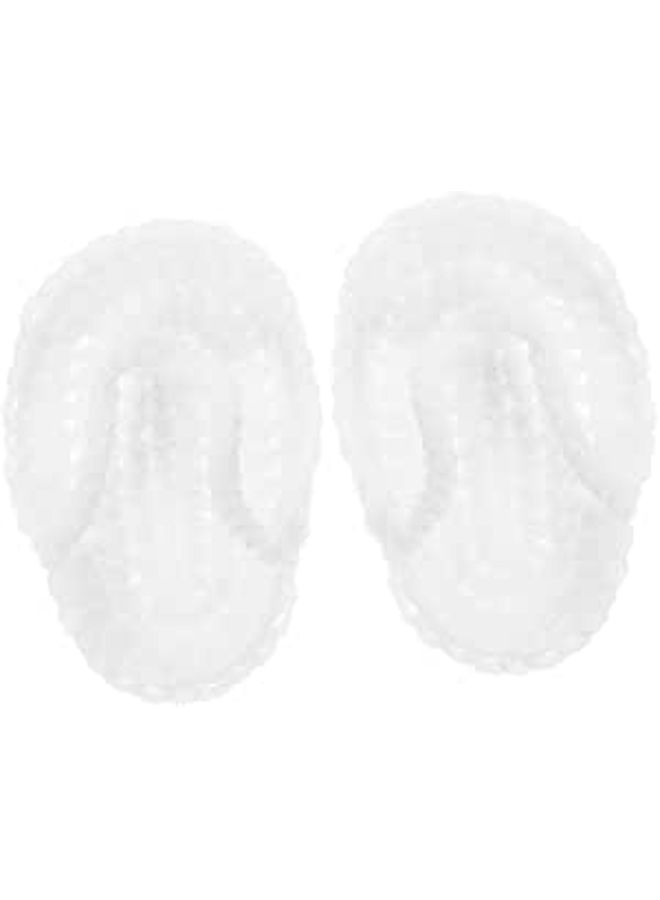 Crochet Knitted Baby Slippers White Photography Props For Newborn Photoshoot - Image 1