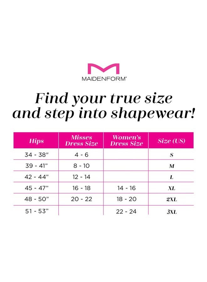 Maidenform Women's Shapewear Waist Nipper Ultra Firm Control Trainer, Black, XXL - Image 4