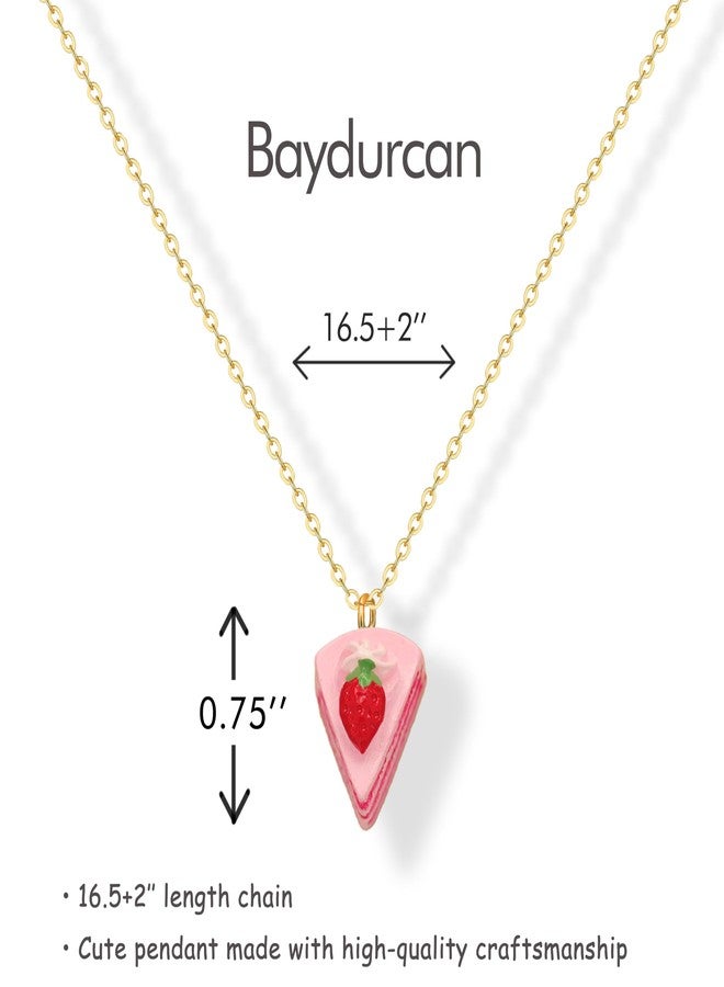 Baydurcan 14K Golden Plated Pendant Necklaces for Women - Positive Flamingo Capybara Giraffe Peace Gifts for Friends Sister Daughter, Birthday, Christmas, Graduation Gifts, one size, Brass, No - Image 2