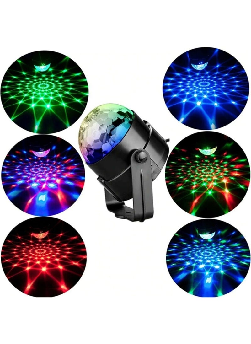 Star Global LED Disco Ball Sound Sensitive Sphere Disco Ball Colorful Light Laser  - Image 3