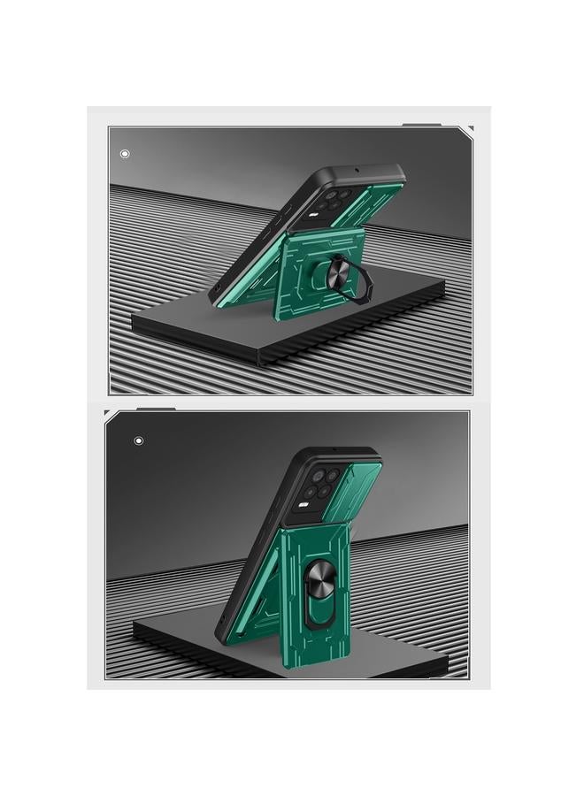 اس-توب جراب لهاتف OPPO Realme 8 / 8 Pro مع حامل بطاقة منزلق - Image 3