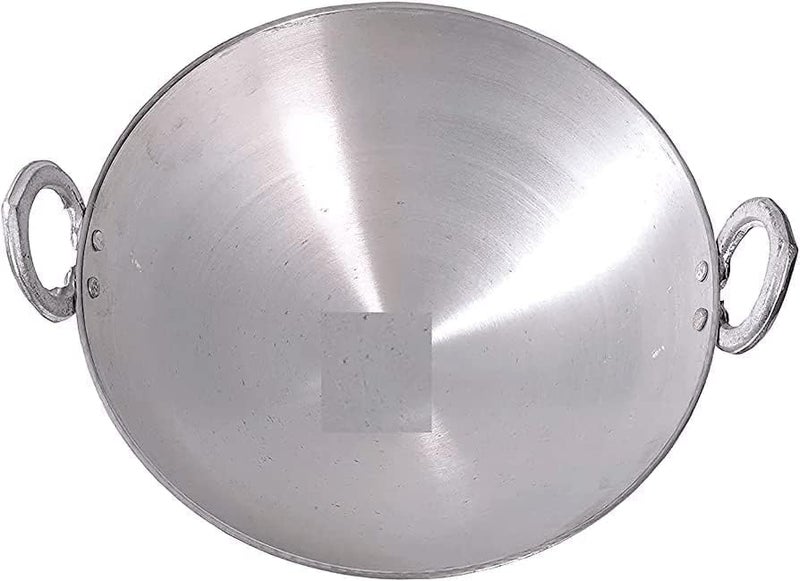 Shopsidex Aluminium kadhai Premium Range of Aluminum Kadhai Deep Kadai Non Induction Kadai Non Stick Kadai Deep Cooking 6 Litter - Image 2