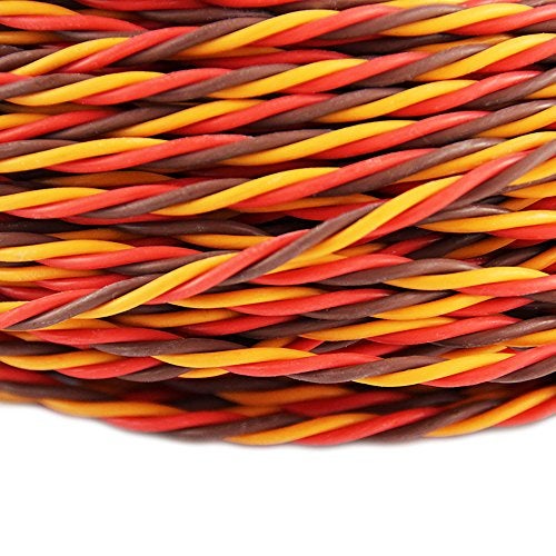 OliYin Servo Cable 3p line 32 feet for Futaba JR Hitec RC Twisted servo Hobby Model Aircraft Wiring 30 Coresx0.08 - Image 4
