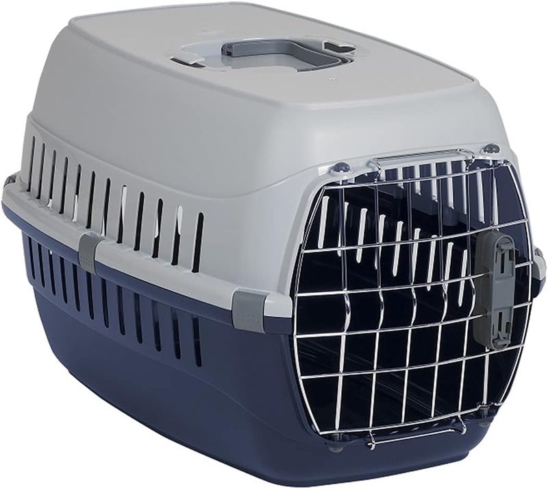 MODERNA Road Runner II Spring Lock Door - Pet Transporter, 55.9 x 36.9 x H34.9 cm, Blueberry Color - Image 1