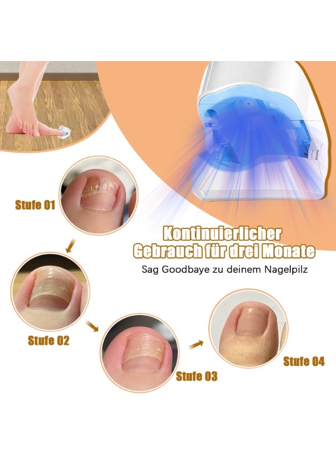 OSHIMA Nail Fungus Treatment Device, Rechargeable Nail Fungus, Highly Efficient Nails Fungus Cold Laser Therapy Comfortable Feet Treatment of Multiple Toes (a) - Image 4