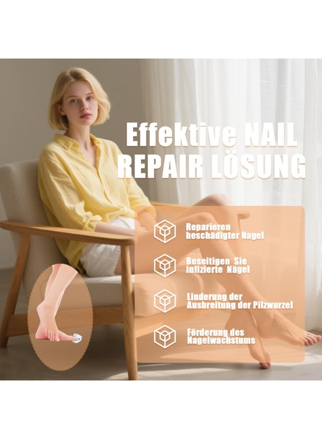 OSHIMA Nail Fungus Treatment Device, Rechargeable Nail Fungus, Highly Efficient Nails Fungus Cold Laser Therapy Comfortable Feet Treatment of Multiple Toes (a) - Image 2