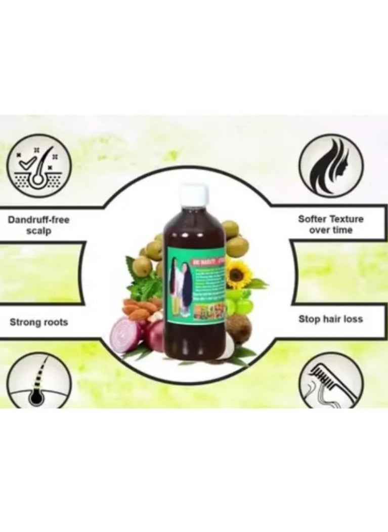 Adivasi Neelambari - Indian Herbal Hair Oil 108 Herb Bahrongamalaka for Dandruff Control, Hair Loss and Hair Growth Oil for Men and Women (250ml) 2 Pieces - Image 1