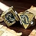 RULE DICE Metal DD Dice DND Dice Set Polyhedral Dice for Dungeons and Dragons RPG Games 7pc D and D Dice Set with Green Serpent Gift for TTRPG Players - Image 4