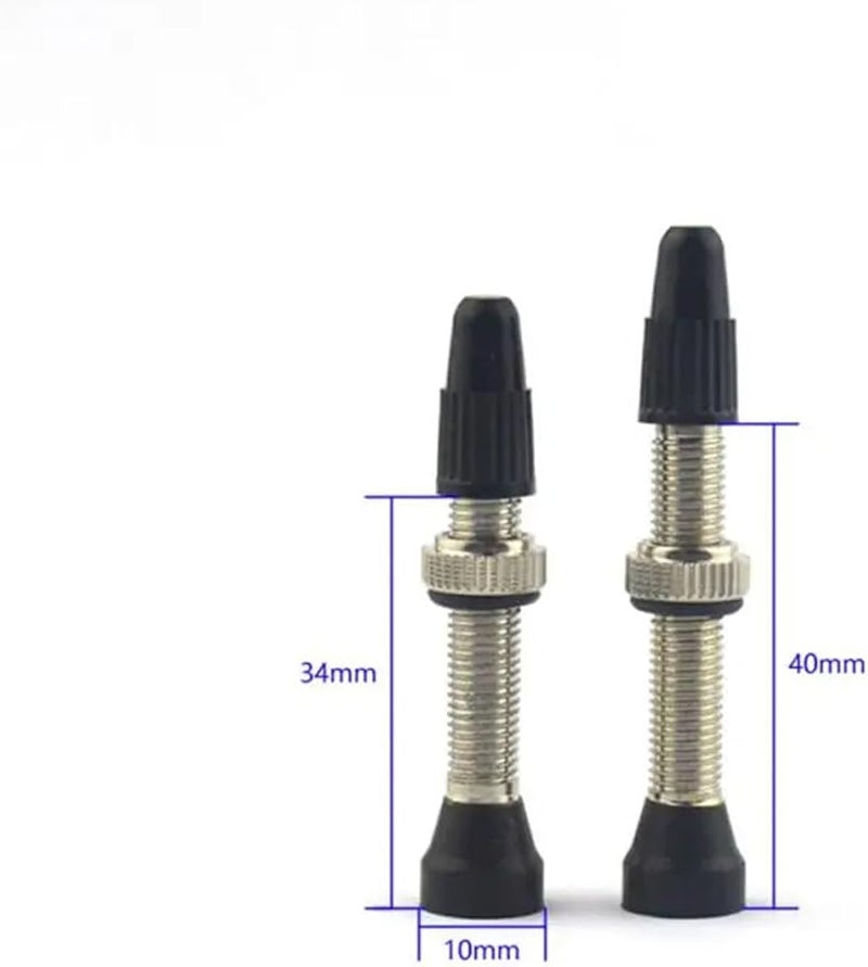 Bicycle Tire Valve Extension Rod Pure Copper Nickel Plated French Valve Core 45 Size - Image 3