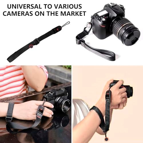 squishy Camera Belt, Camera Strap, Camera Belt Strap with Quick Release Buckles, Adjustable Shoulder Strap for DSLR Cameras, Ideal for Travel, Outdoor Photography (Black（3PCS) - Image 5