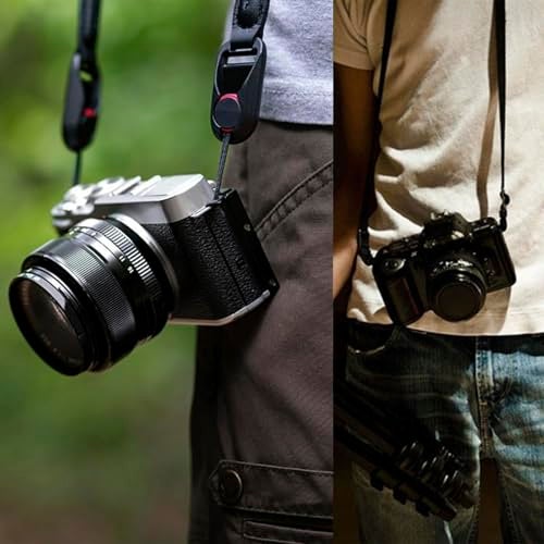 squishy Camera Belt, Camera Strap, Camera Belt Strap with Quick Release Buckles, Adjustable Shoulder Strap for DSLR Cameras, Ideal for Travel, Outdoor Photography (Black（3PCS) - Image 3