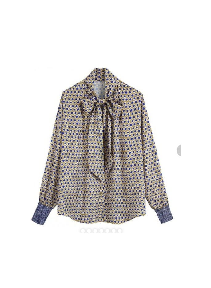Shein Printed Blouse - Image 1