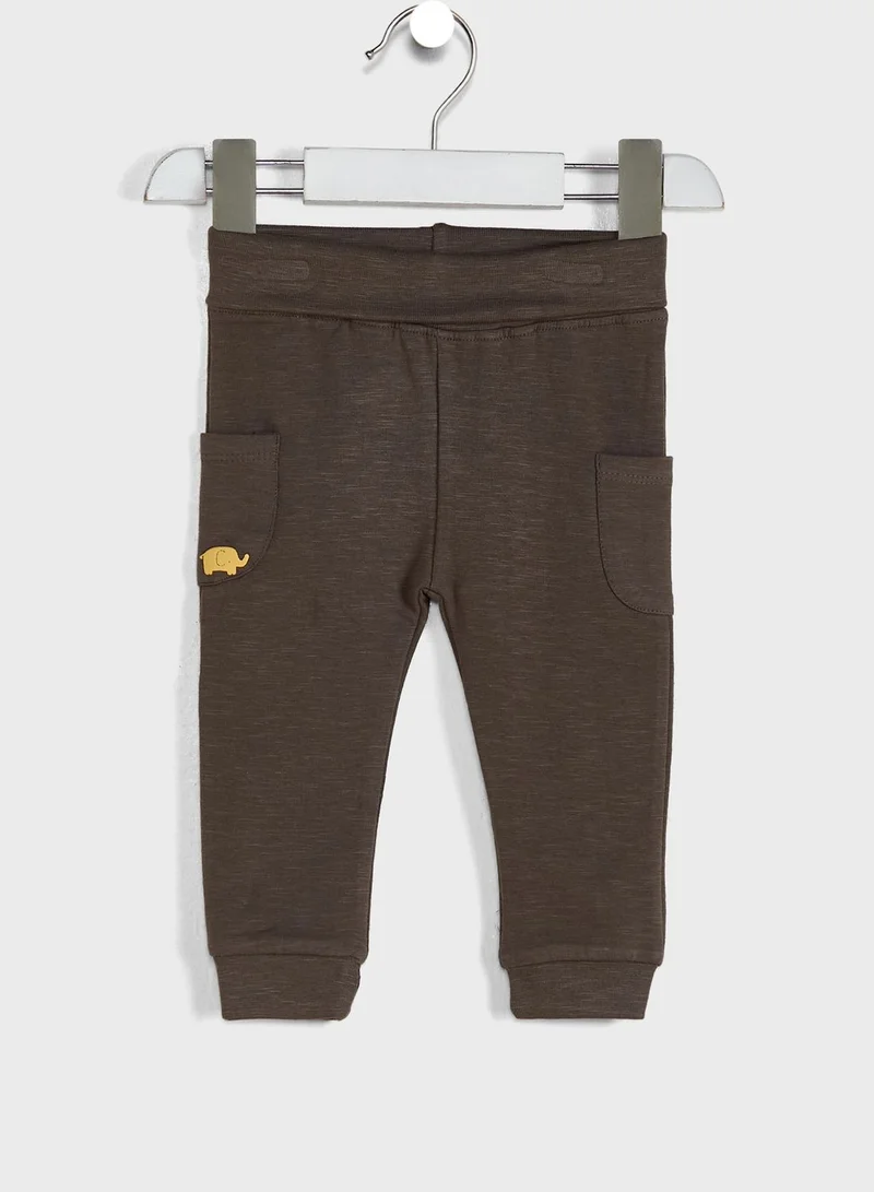 Babybol Infant Printed T-Shirt & Sweatpants Set