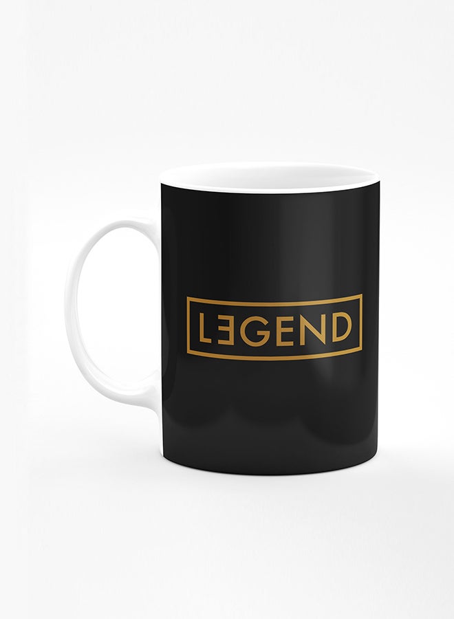 Stylizedd Designer Printed Coffee Mug with Heavy Duty Handle 11oz Ceramic Personalised Gift Mugs Cup [Microwave Safe & Dishwasher Proof] - Legend - Image 1