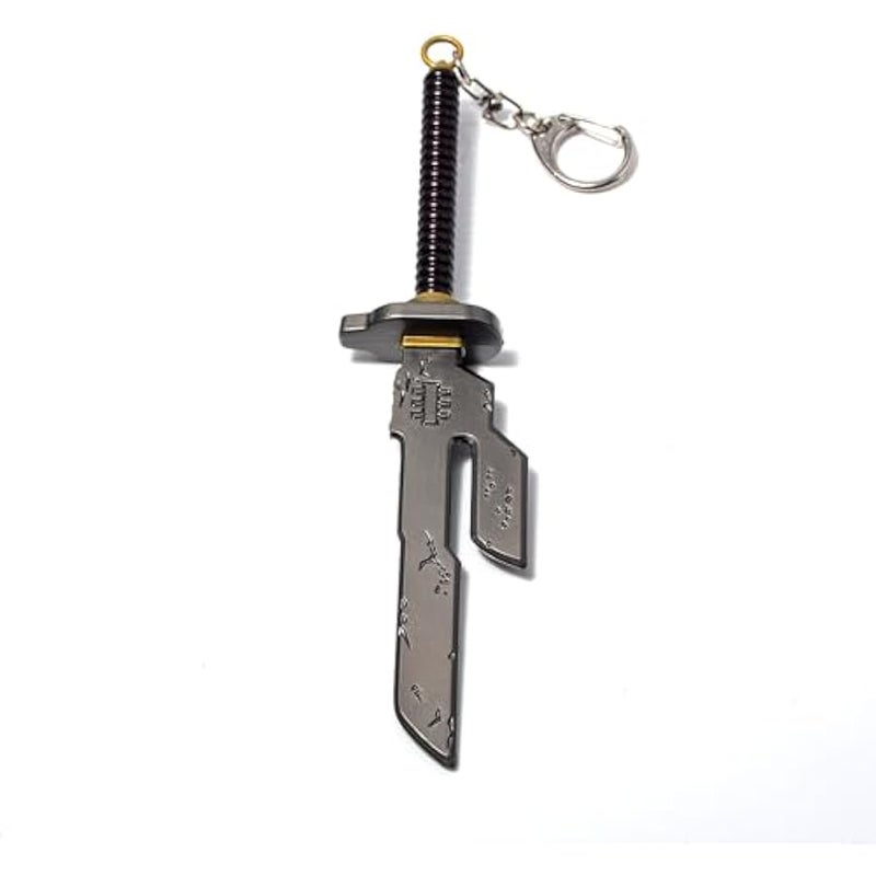 سلسلة مفاتيح مستوحاة من جيه جيه كيه فوشيجورو توجي - منقوشة بمقبض ملفوف - هدية انيمي داكنة لمحبي جيه جيه كيه - Image 1