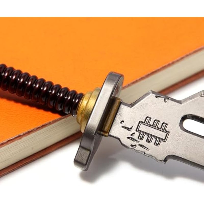 سلسلة مفاتيح مستوحاة من جيه جيه كيه فوشيجورو توجي - منقوشة بمقبض ملفوف - هدية انيمي داكنة لمحبي جيه جيه كيه - Image 3